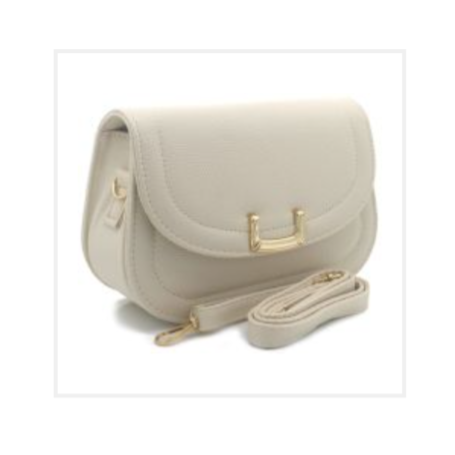 Compact handtasje beige